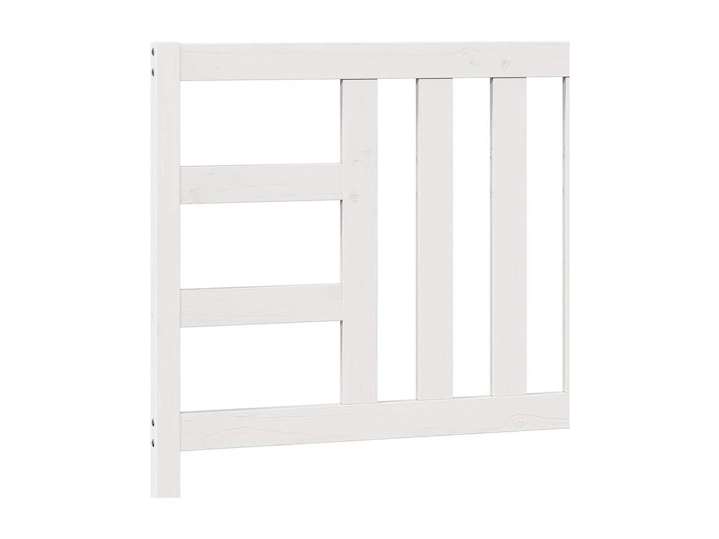 Tête de lit Blanc 106x4x100 cm Bois massif de pin