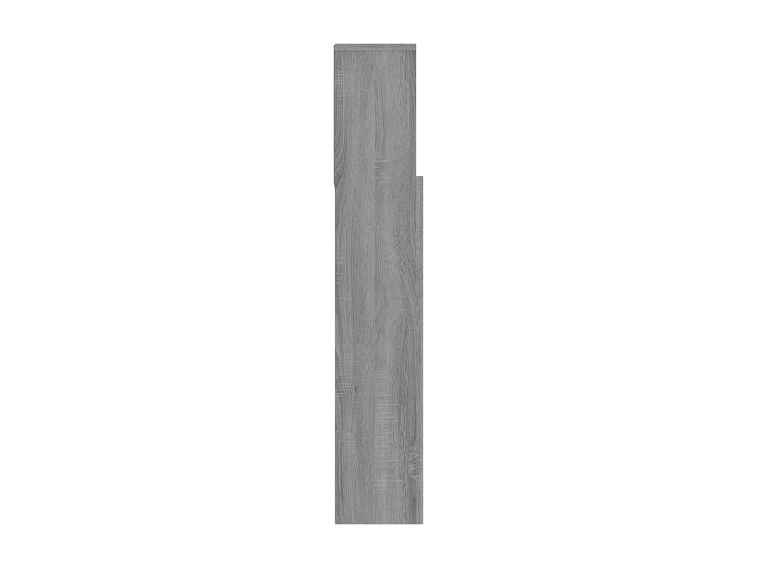 Kopfteil mit Ablagen Grau Sonoma 180x19x103,5 cm