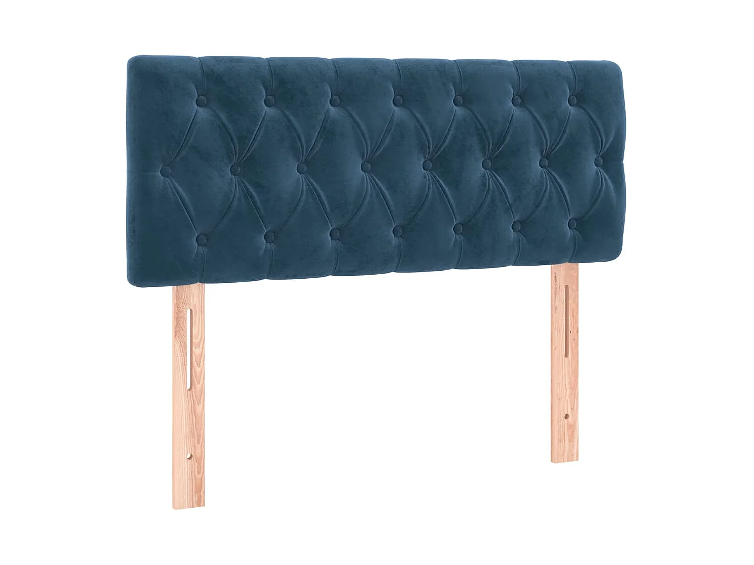 Tête de lit à LED Bleu foncé 90x7x78/88 cm Velours