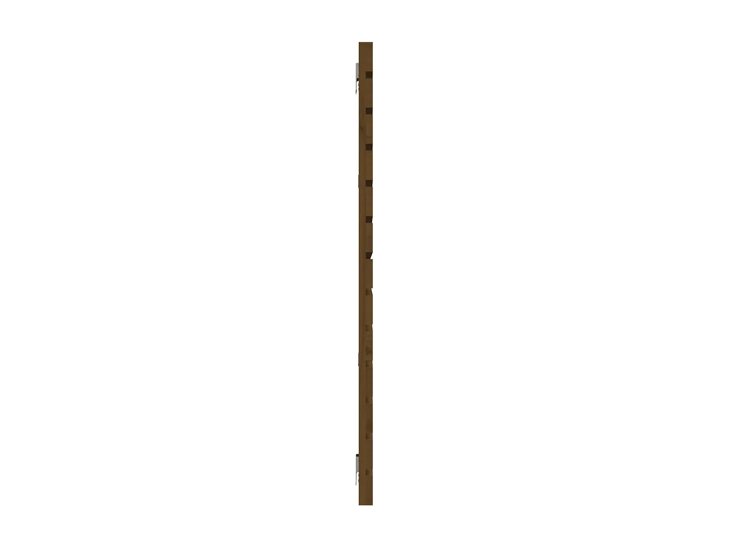 Tête de lit murale Marron miel 166x3x91,5 cm Bois massif de pin