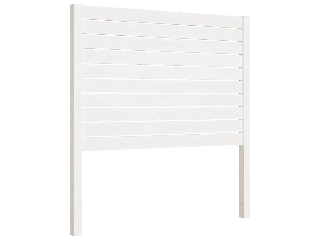 Tête de lit Blanc 96x4x100 cm Bois massif de pin