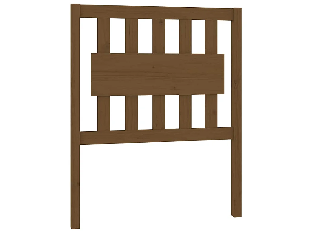 Tête de lit Marron miel 80,5x4x100 cm Bois massif de pin