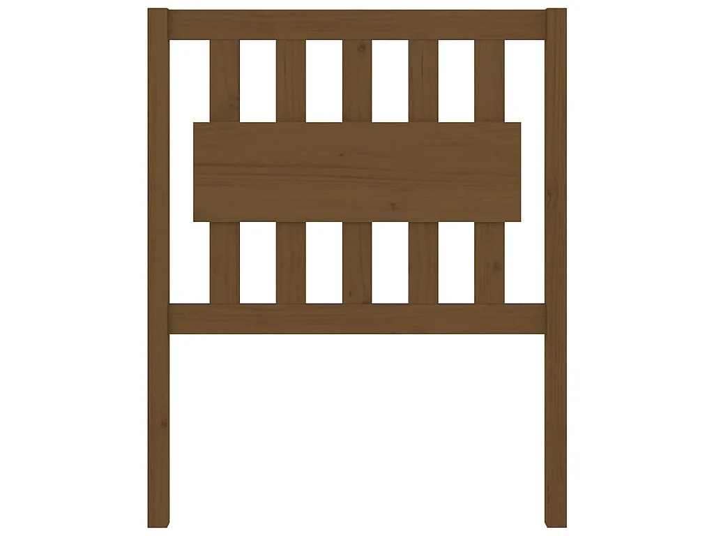Tête de lit Marron miel 80,5x4x100 cm Bois massif de pin