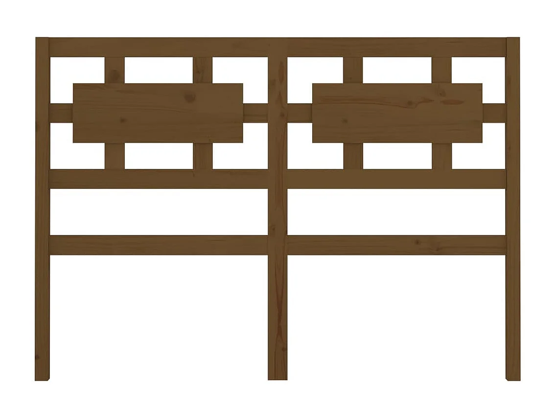 Tête de lit Marron miel 125,5x4x100 cm Bois massif de pin