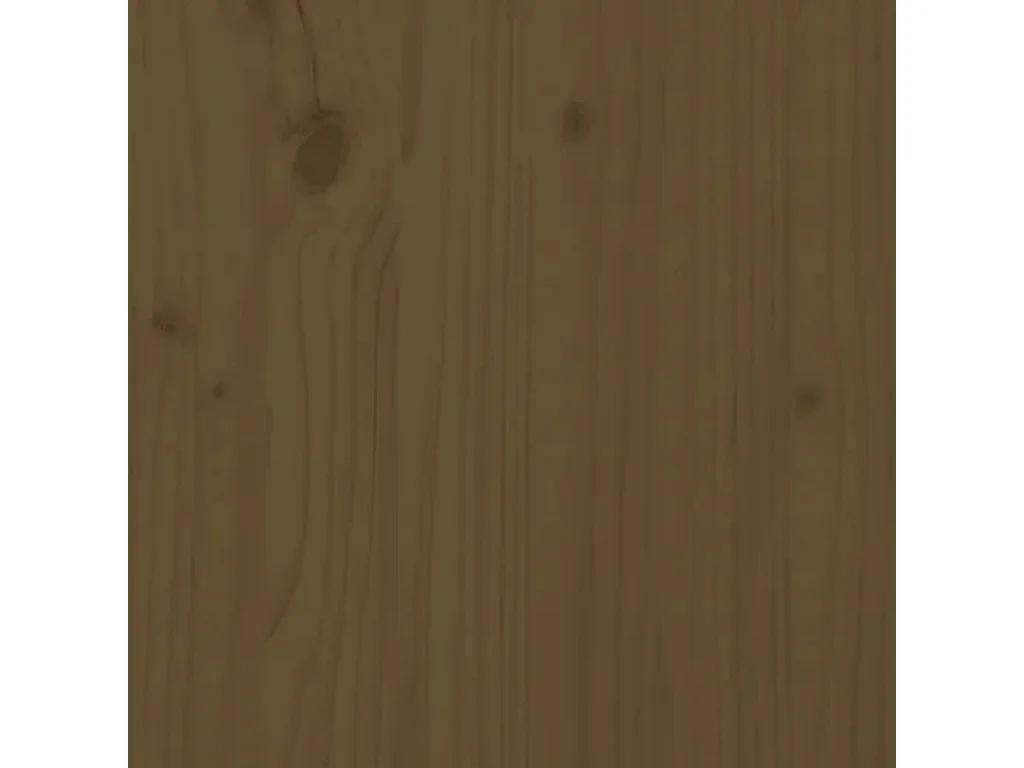 Tête de lit Marron miel 125,5x4x100 cm Bois massif de pin