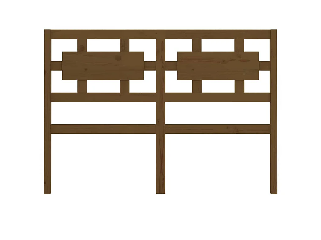 Tête de lit Marron miel 125,5x4x100 cm Bois massif de pin
