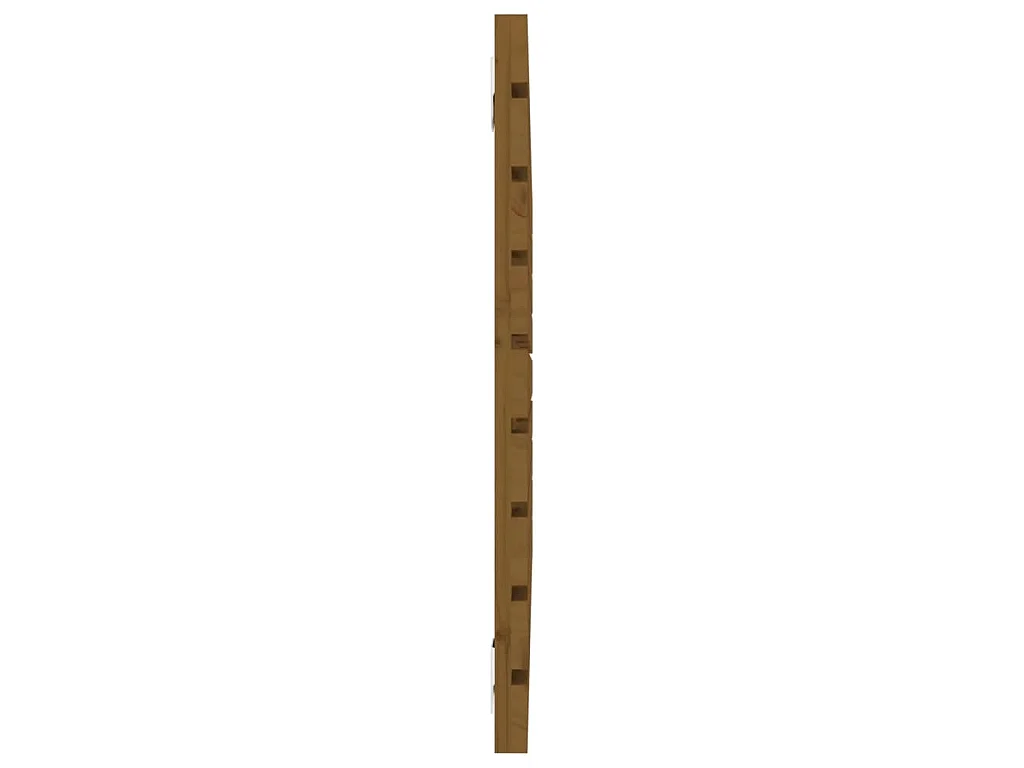Tête de lit murale Marron miel 96x3x63 cm Bois massif de pin