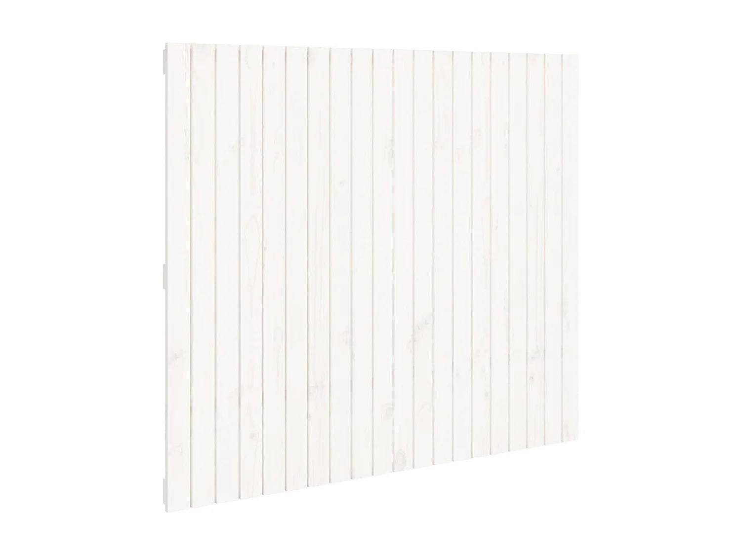 Tête de lit murale Blanc 127,5x3x110 cm Bois massif de pin