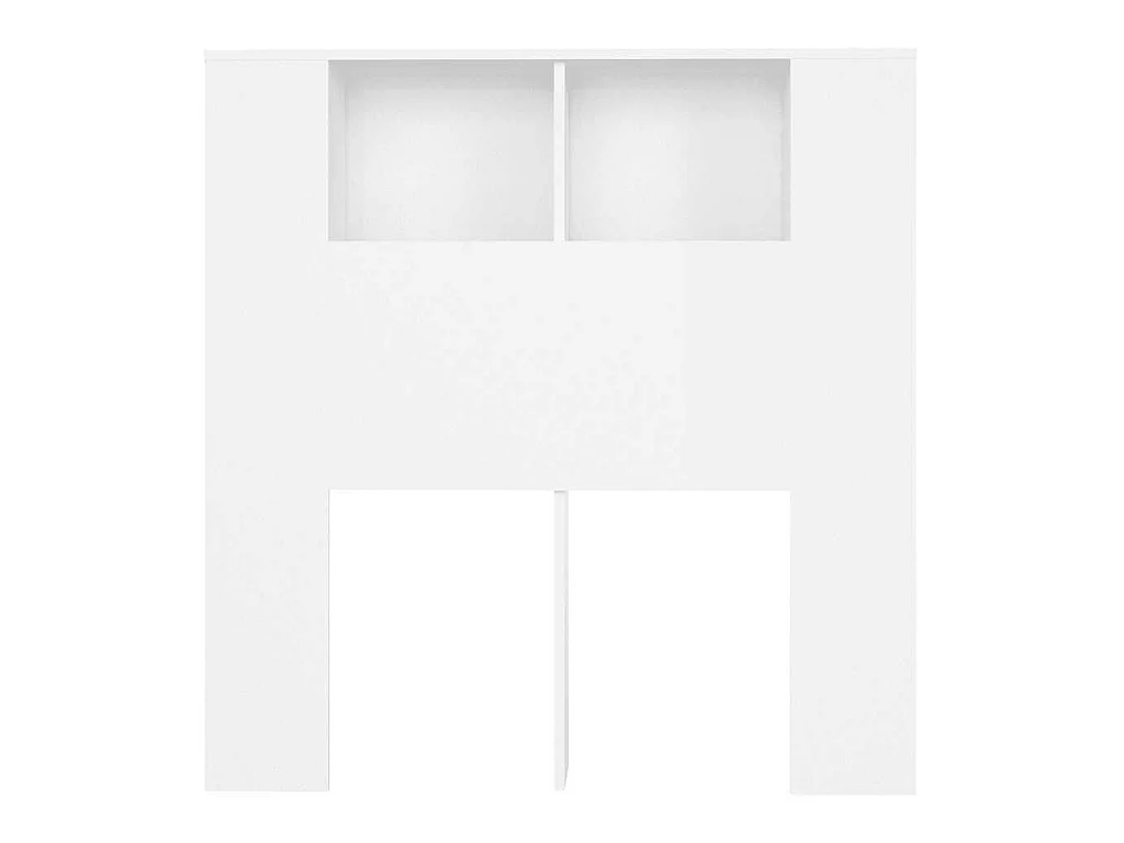 Armoire à tête de lit Blanc 100x18,5x102,5 cm