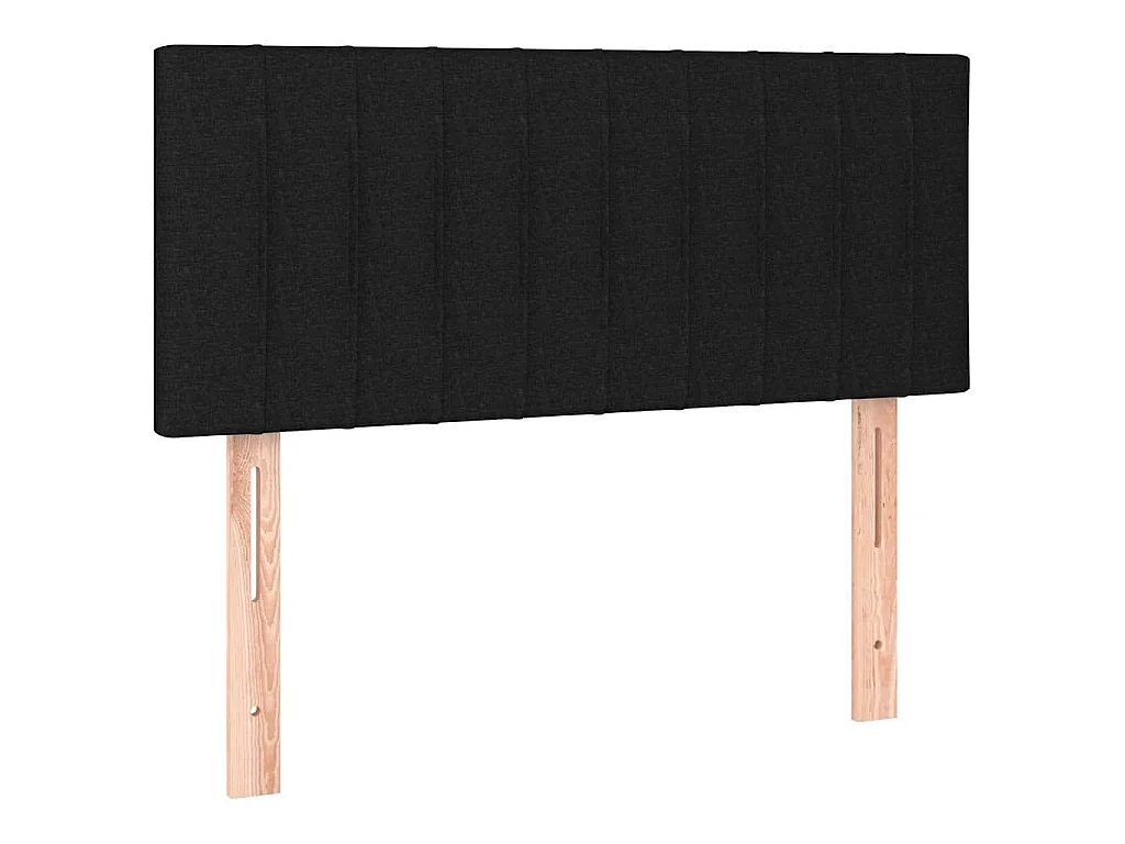 Cabeceira de cama tecido 100x5x78/88 cm preto