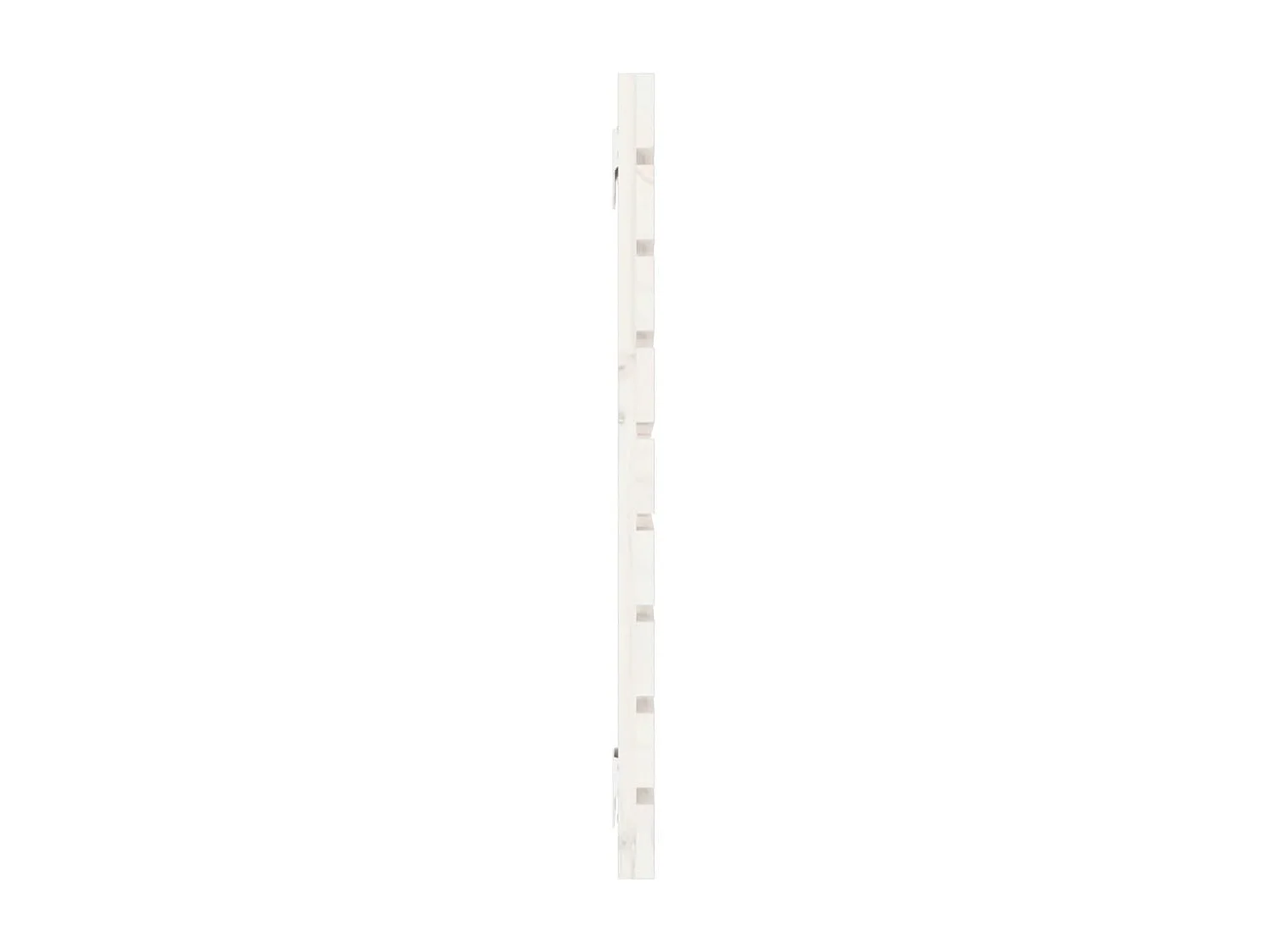 Tête de lit murale Blanc 156x3x63 cm Bois massif de pin