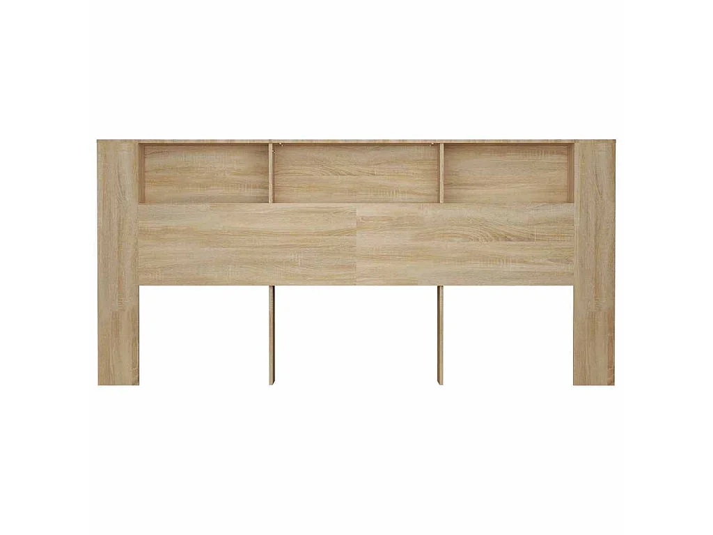 Testiera con Scomparti Rovere Sonoma 220x18,5x104,5 cm