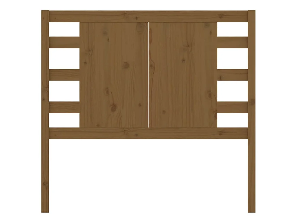 Tête de lit Marron miel 81x4x100 cm Bois massif de pin