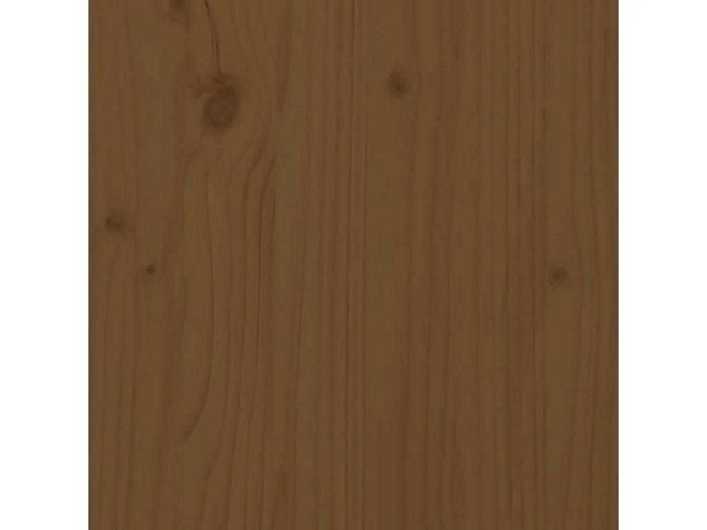 Tête de lit Marron miel 125,5x4x100 cm Bois massif de pin