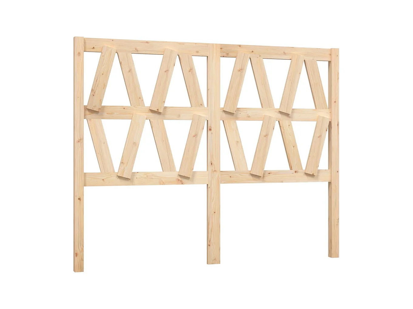 Cabeceira de cama 141x4x100 cm pinho maciço