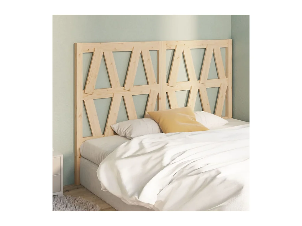 Cabeceira de cama 141x4x100 cm pinho maciço