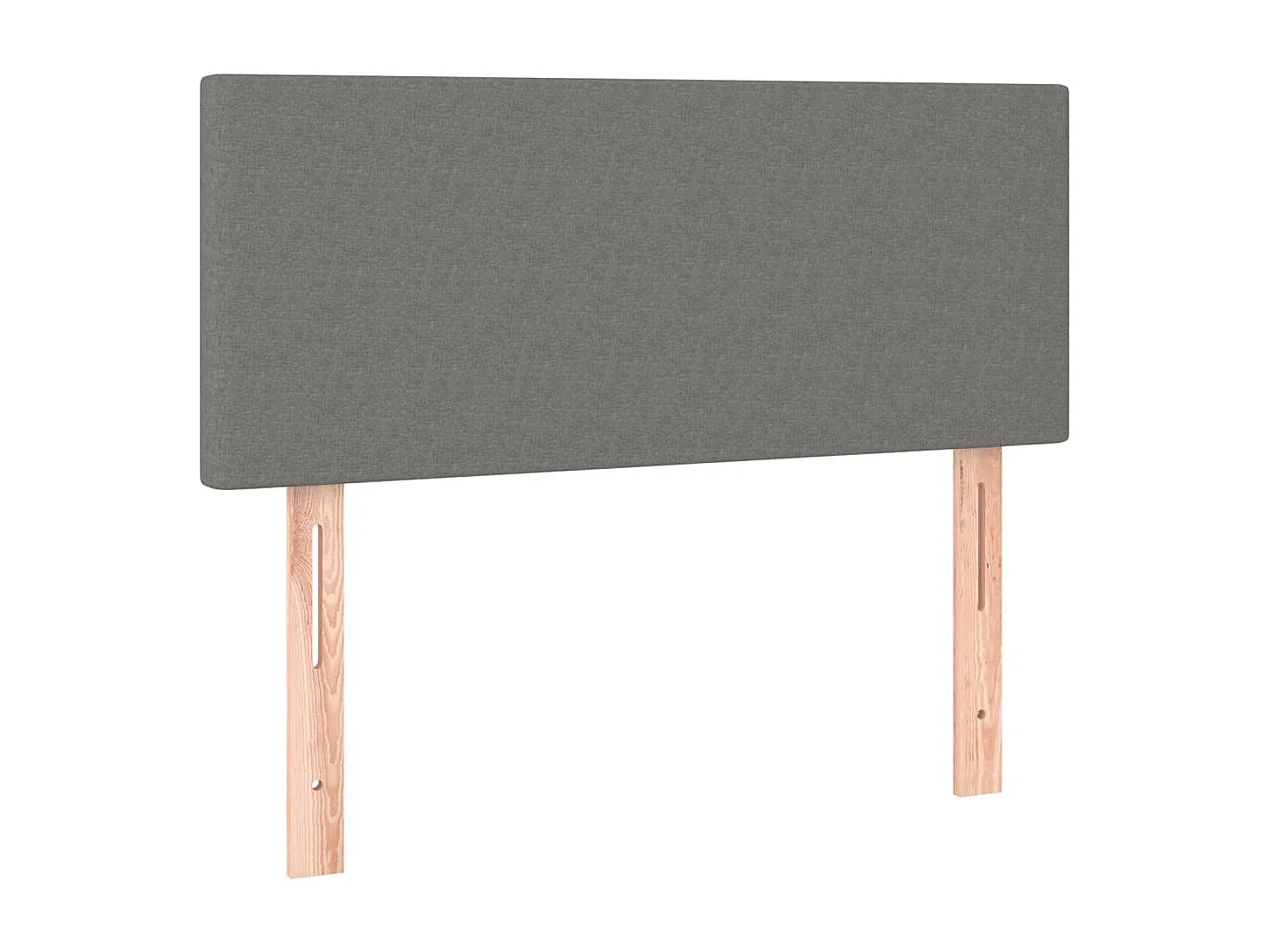 Hoofdbord LED 80x5x78/88 cm stof donkergrijs