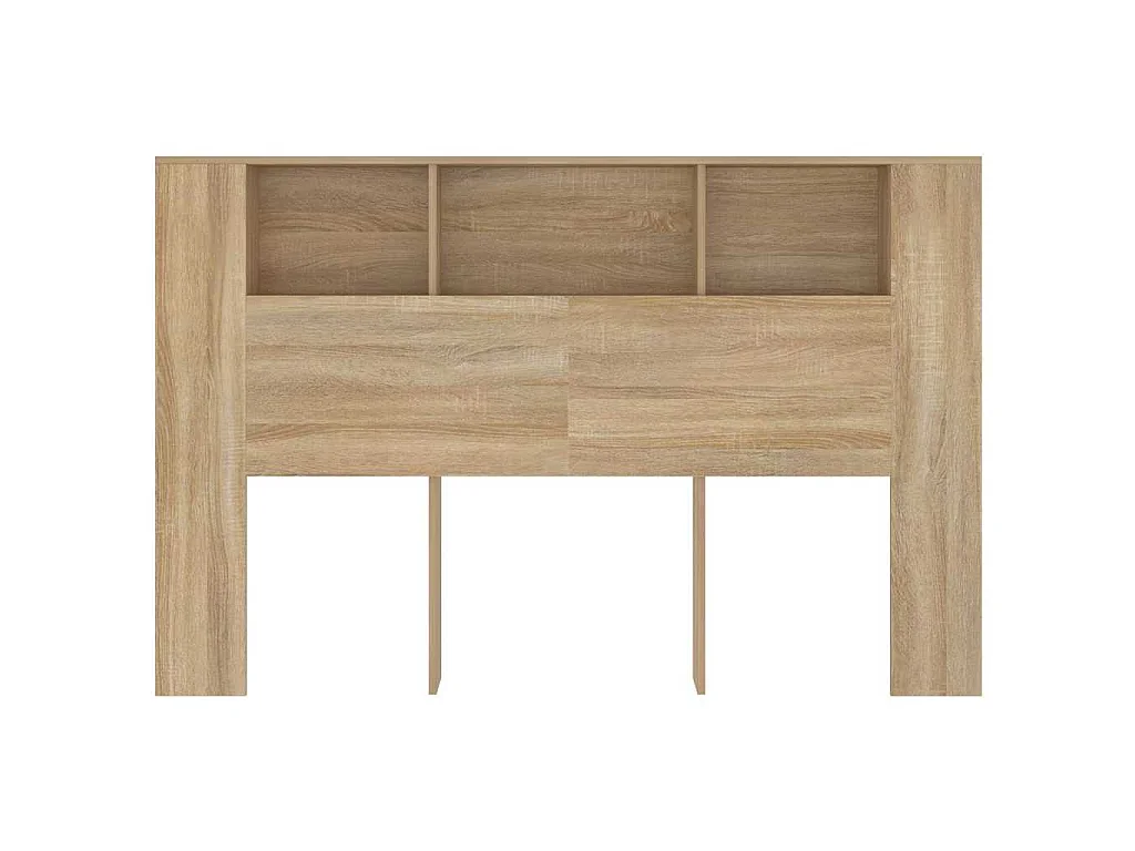 Armoire de tête de lit chêne sonoma 160x18,5x104,5 cm