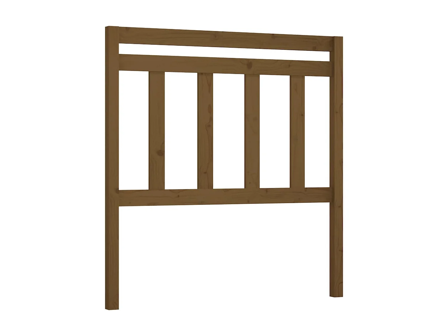 Tête de lit Marron miel 81x4x100 cm Bois massif de pin