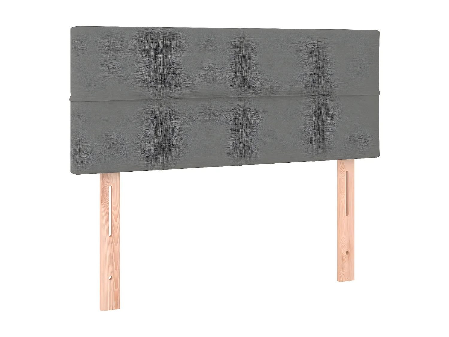 Kopfteil Dunkelgrau 100x5x78/88 cm Stoff