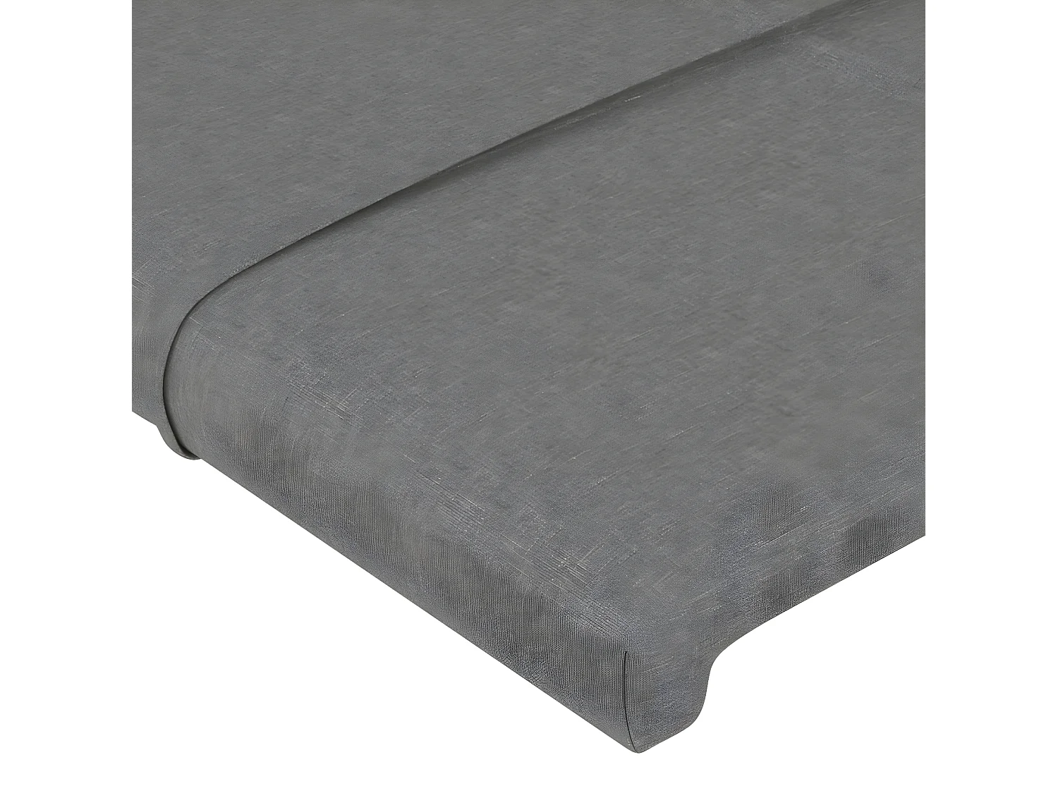 Kopfteil Dunkelgrau 100x5x78/88 cm Stoff