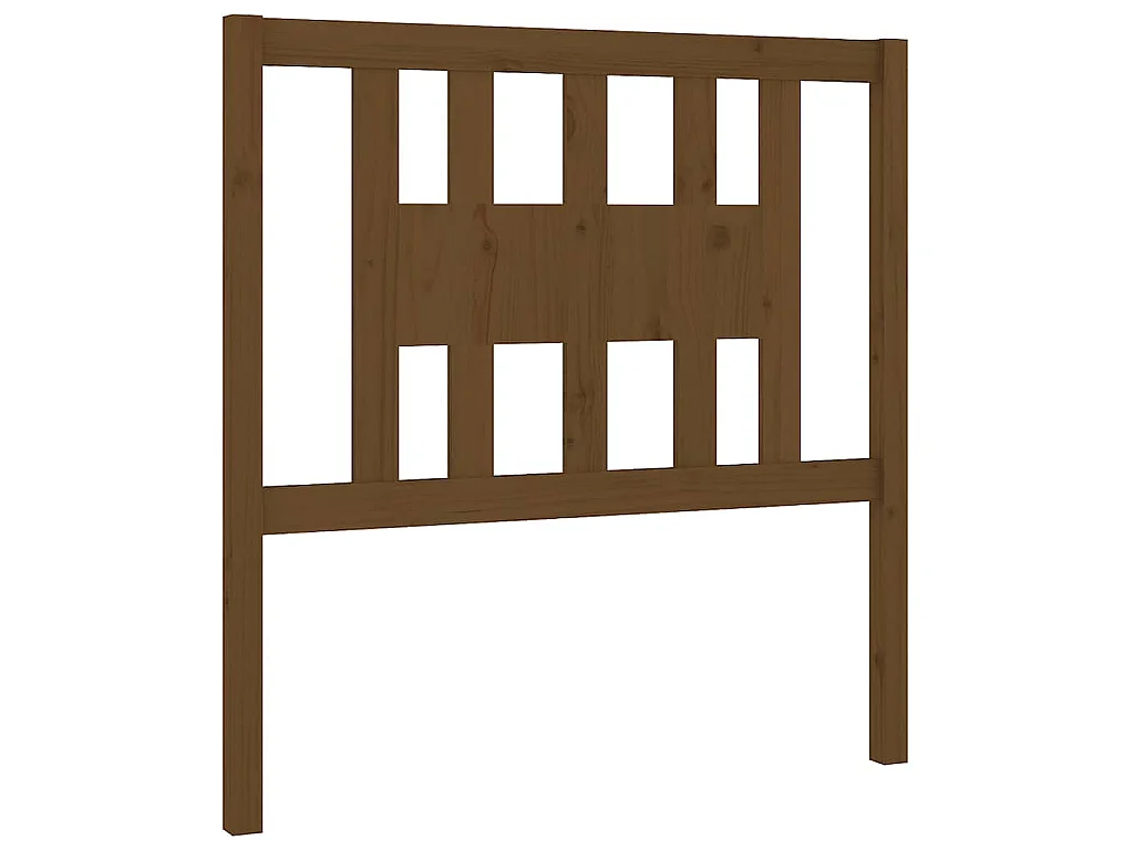 Tête de lit Marron miel 106x4x100 cm Bois massif de pin