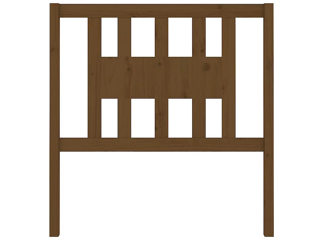 Tête de lit Marron miel 106x4x100 cm Bois massif de pin