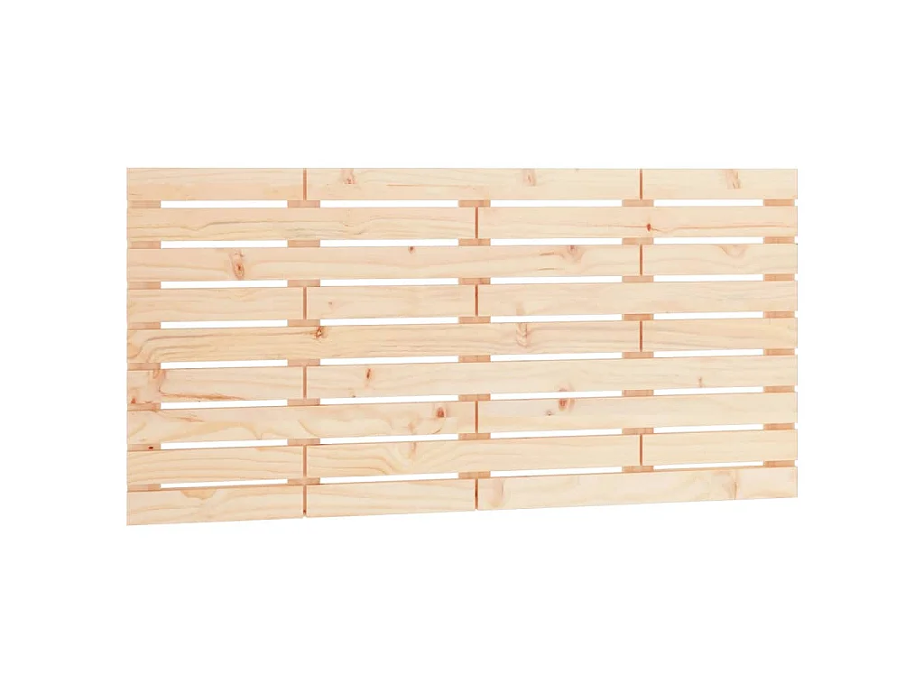 Tête de lit murale 126x3x63 cm Bois massif de pin