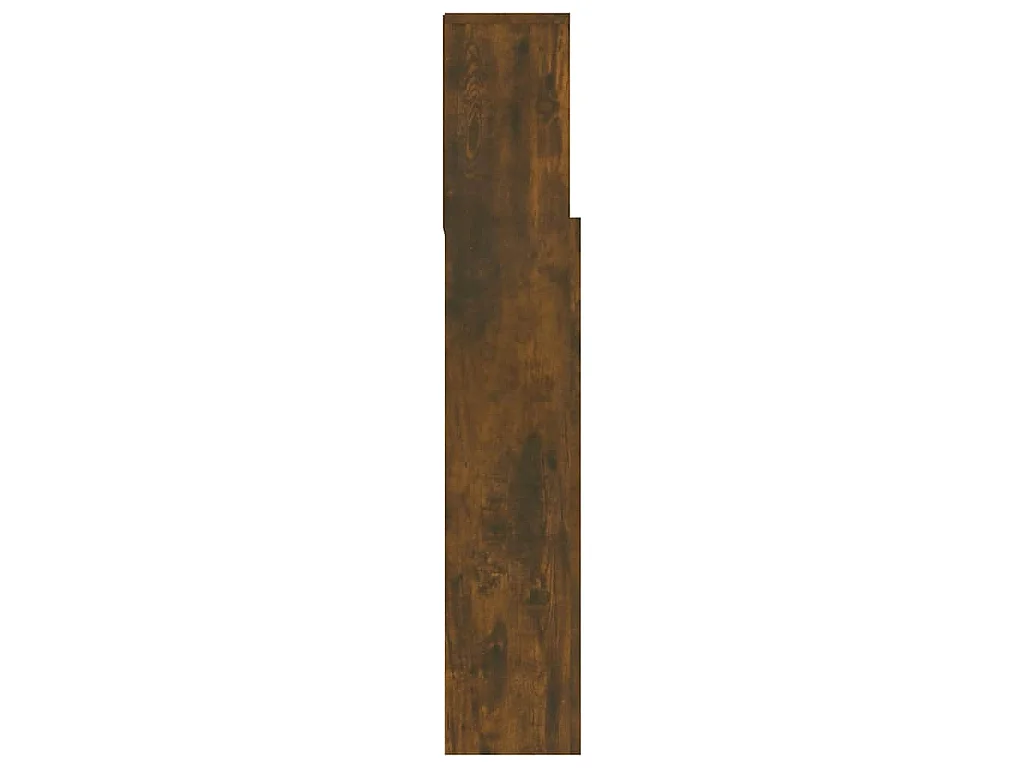 Armário de cabeceira 180x19x103,5 cm cor carvalho fumado
