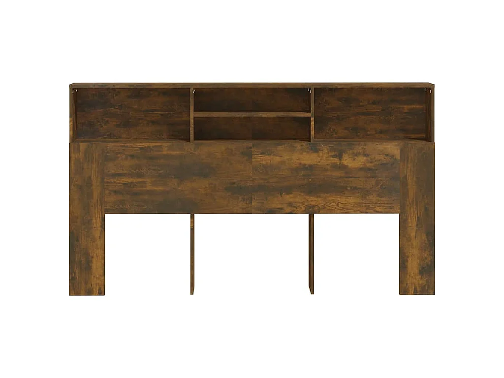 Armário de cabeceira 180x19x103,5 cm cor carvalho fumado