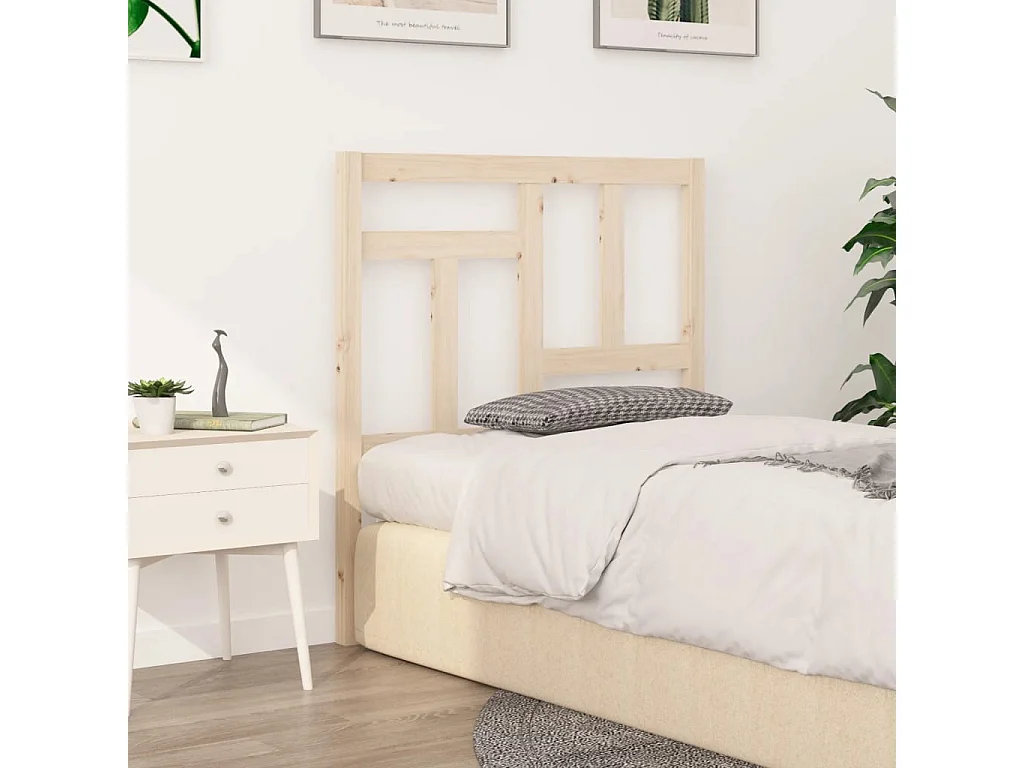 Tête de lit 80,5x4x100 cm Bois massif de pin