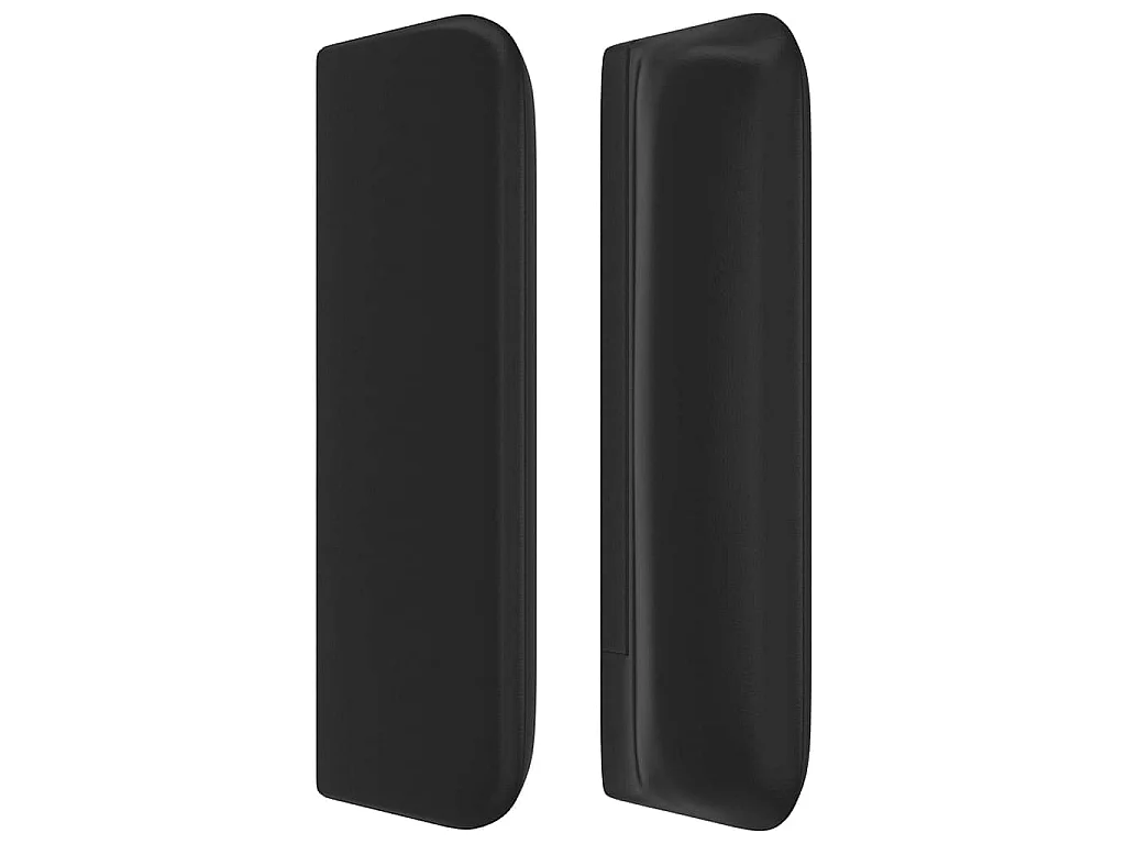 Testiera ad Orecchio Nera 93x16x78/88 cm in Similpelle