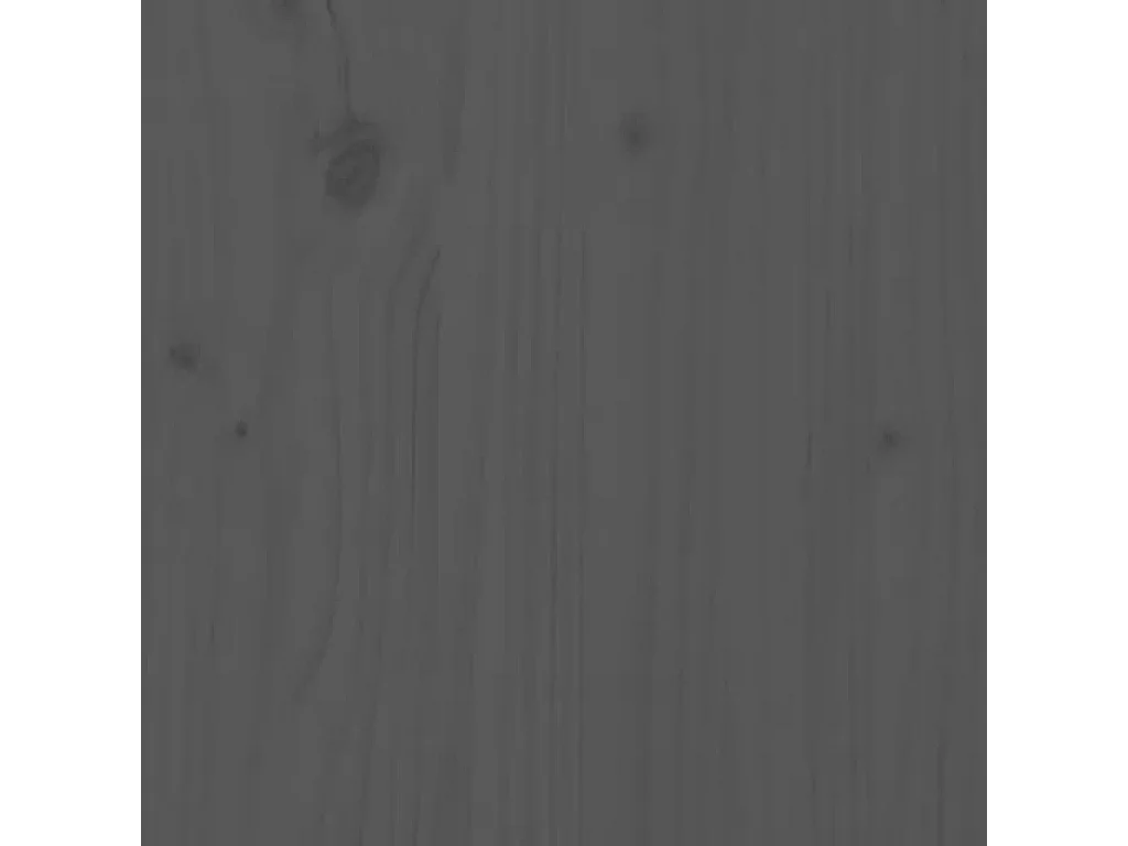 Testiera per Letto Grigia 156x4x100cm in Legno Massello di Pino