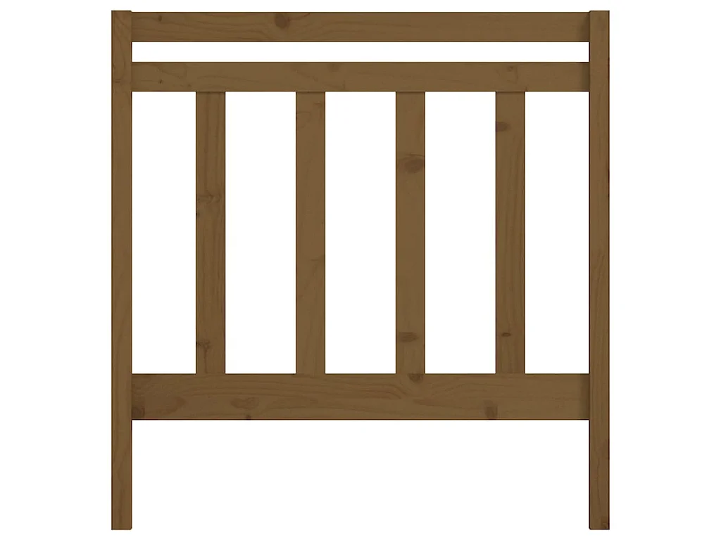 Tête de lit Marron miel 95x4x100 cm Bois massif de pin