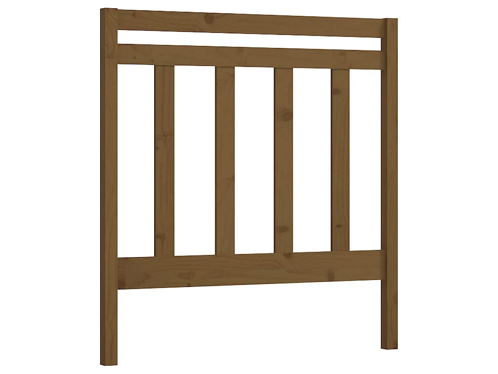 Tête de lit Marron miel 95x4x100 cm Bois massif de pin