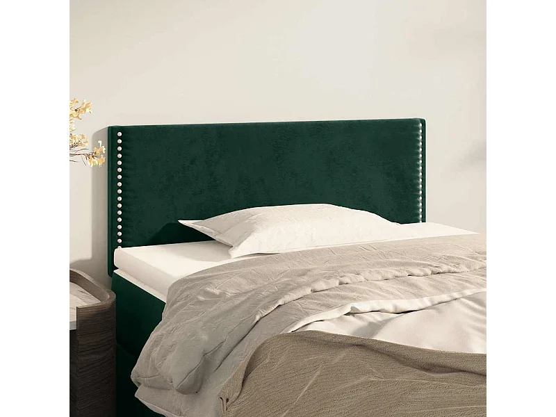 Tête de lit Vert foncé 80x5x78/88 cm Velours