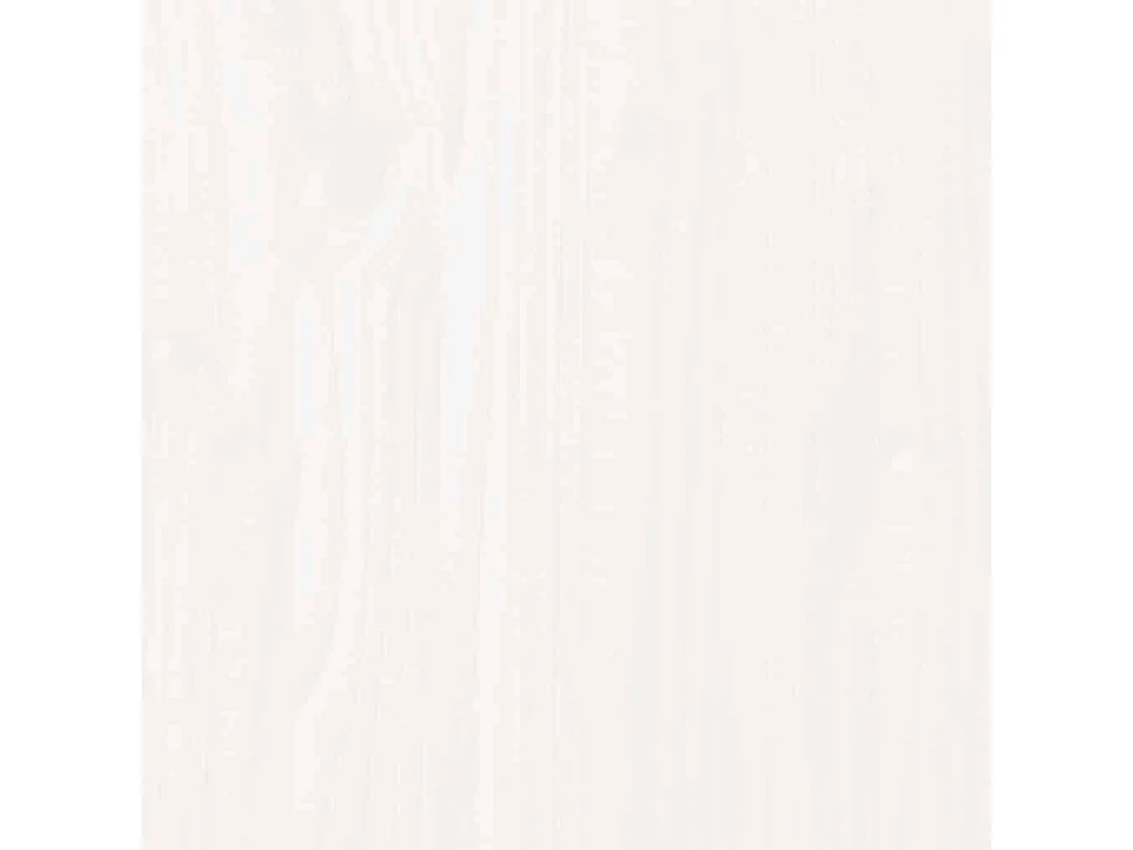 Tête de lit murale Blanc 95,5x3x60 cm Bois massif de pin