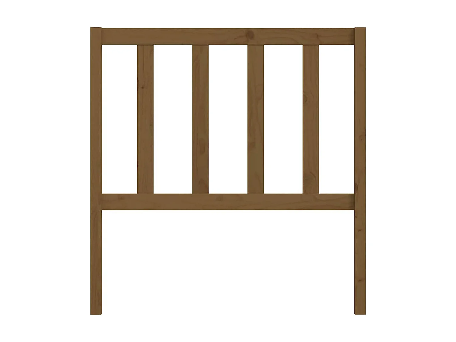 Tête de lit Marron miel 81x4x100 cm Bois massif de pin