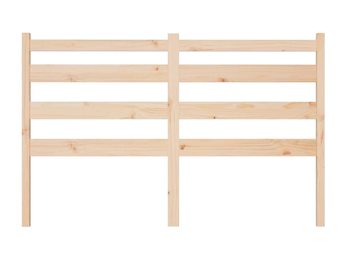 Cabeceira de cama 126x4x100 cm pinho maciço