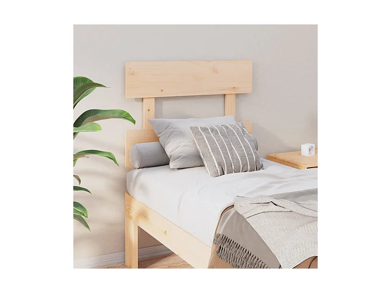 Bett-Kopfteil 78,5x3x81 cm Massivholz Kiefer