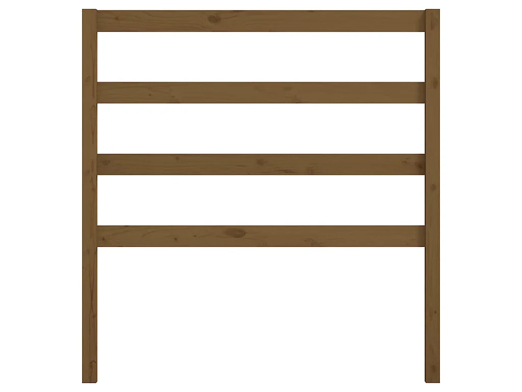 Tête de lit Marron miel 95x4x100 cm Bois massif de pin