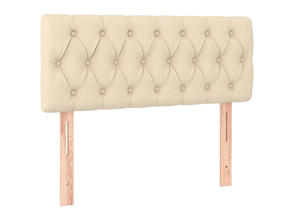 Tête de lit Crème 90x7x78/88 cm Tissu