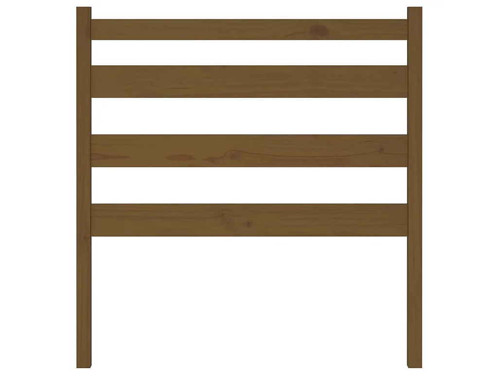 Tête de lit Marron miel 81x4x100 cm Bois massif de pin