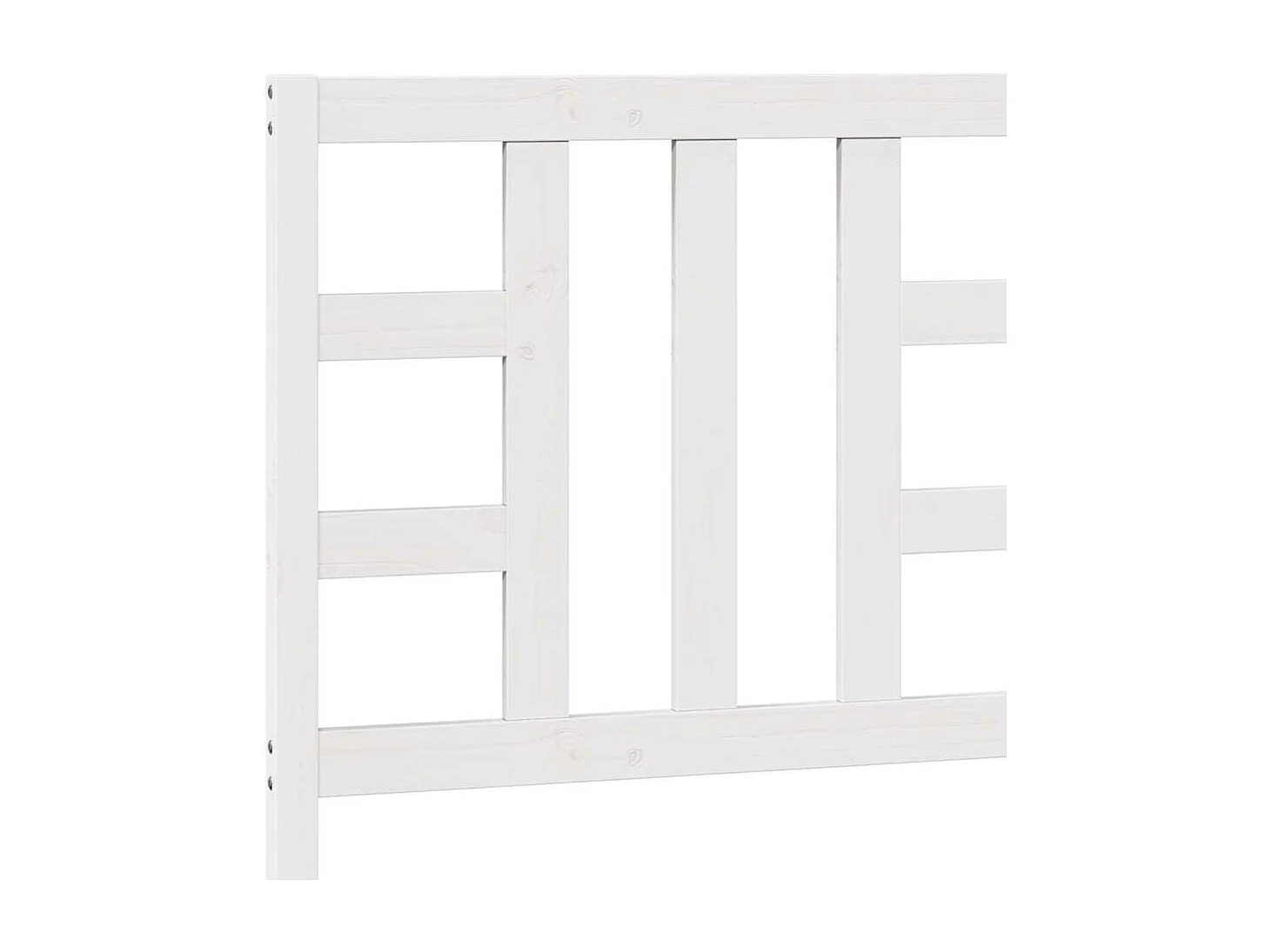 Tête de lit Blanc 81x4x100 cm Bois massif de pin