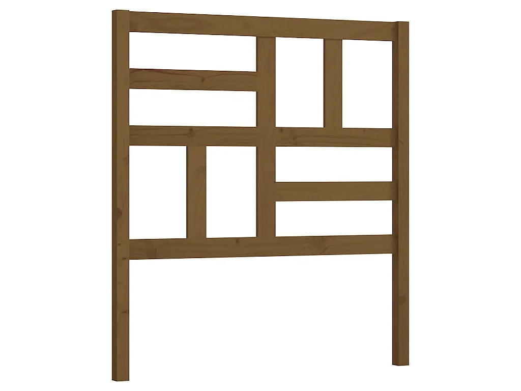 Tête de lit Marron miel 96x4x104 cm Bois massif de pin