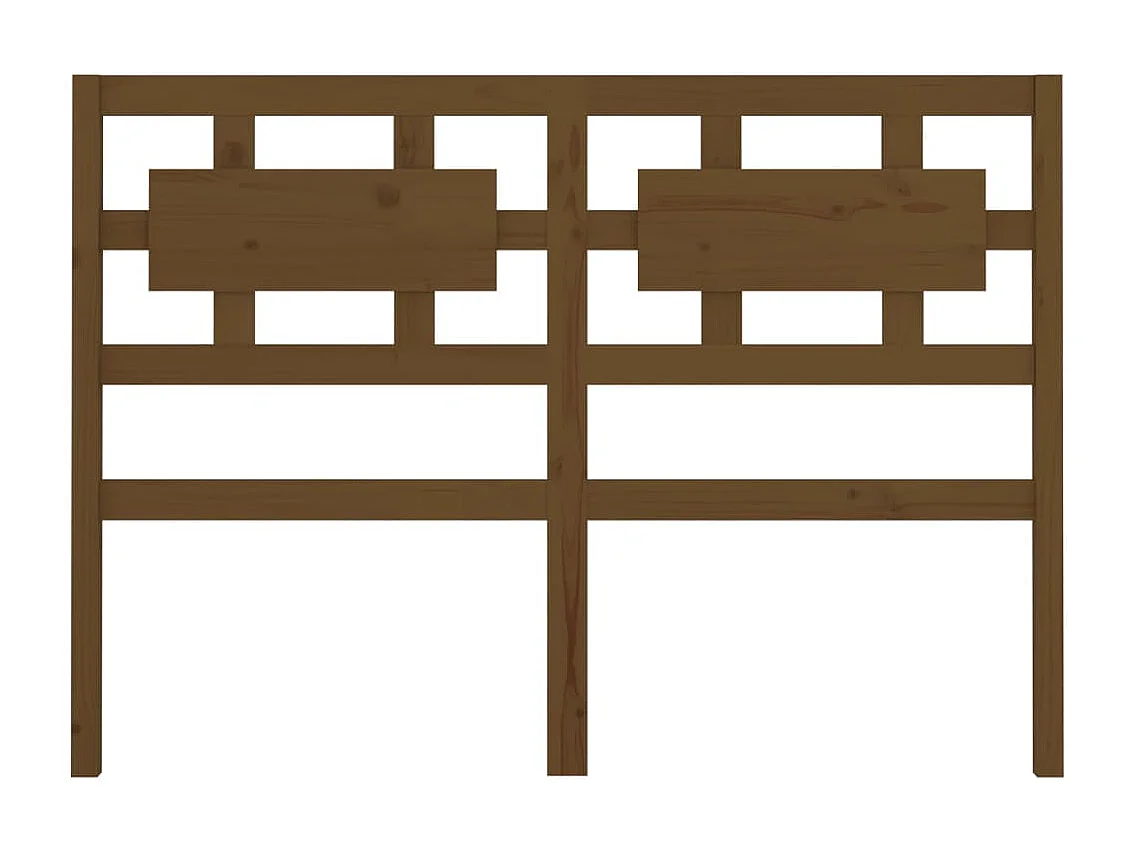 Tête de lit Marron miel 205,5x4x100 cm Bois massif de pin