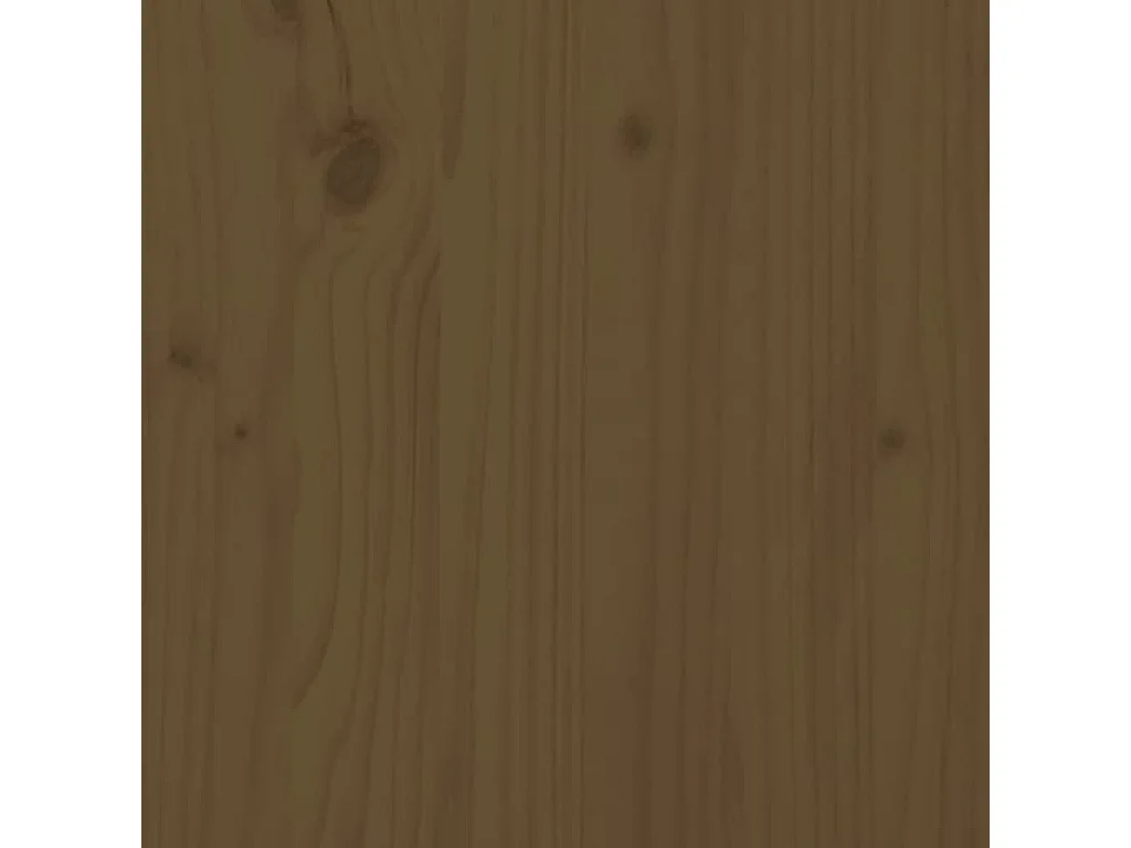Tête de lit Marron miel 205,5x4x100 cm Bois massif de pin