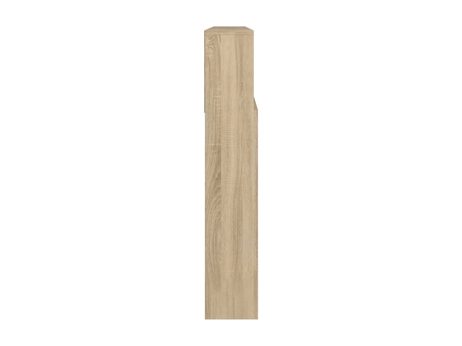 Kopfteil mit Ablagen Sonoma-Eiche 220x19x103,5 cm