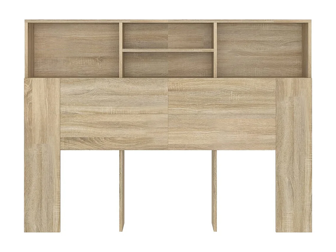 Hoofdbordkast 140x19x103,5 cm sonoma eikenkleurig
