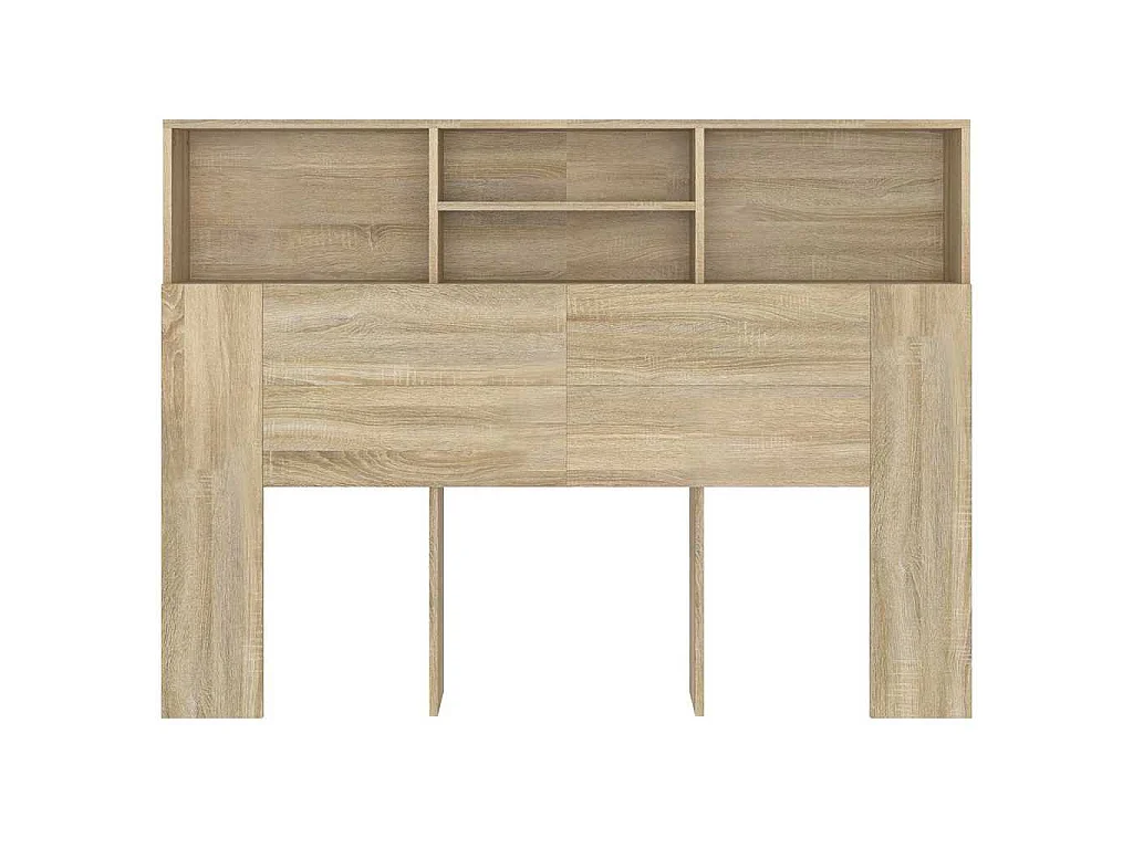 Armoire à tête de lit Chêne Sonoma 140x19x103,5 cm